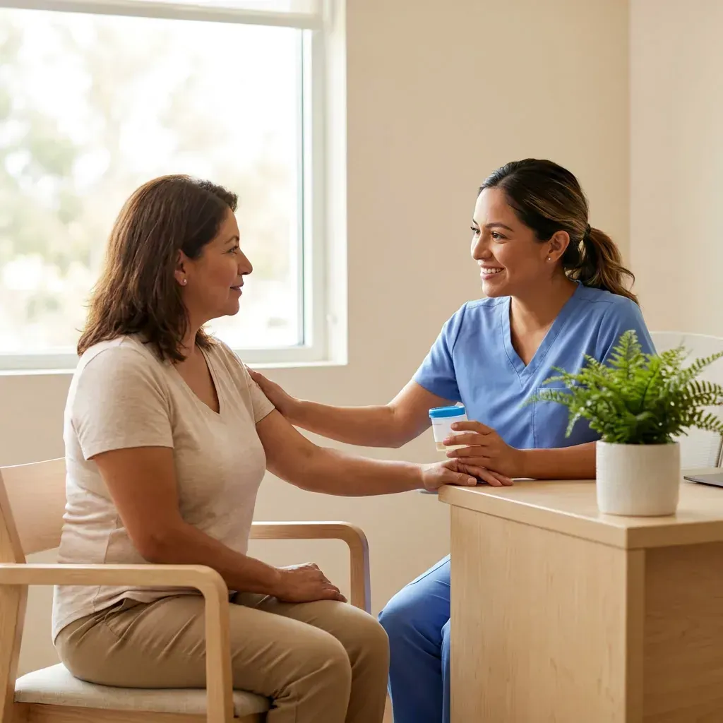 Examen de Orina y Tratamiento de Infecciones Urinarias - Clínica Hispana Nueva Salud Little York Houston