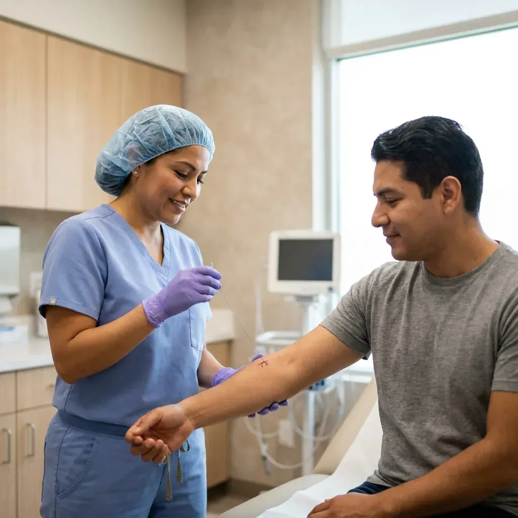 Suturas de Heridas - Clínica Hispana Nueva Salud Little York Houston