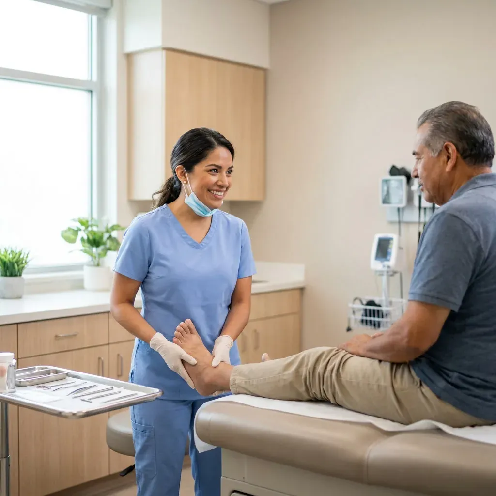 Extracción de Uñas Encarnadas - Servicio médico Clínica Hispana Nueva Salud Little York Houston TX